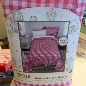 NEW Twin Wicked: For Good x Katie Kime Comforter & sham set